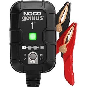 1A Smart Car Battery Charger, 6V and 12V Automotive Charger, Battery Maintainer